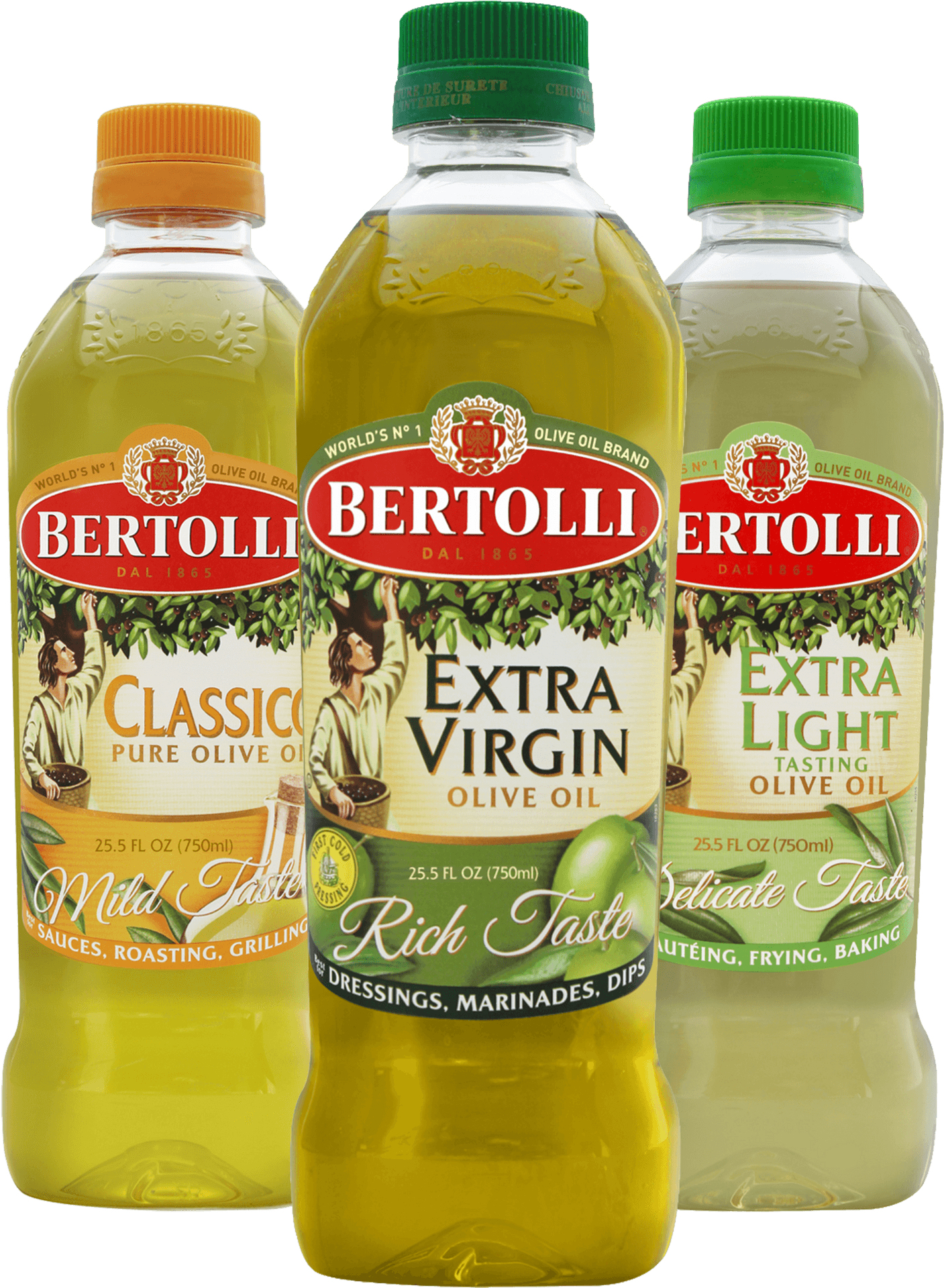 Bertolli Olive Oil Variety PNG image