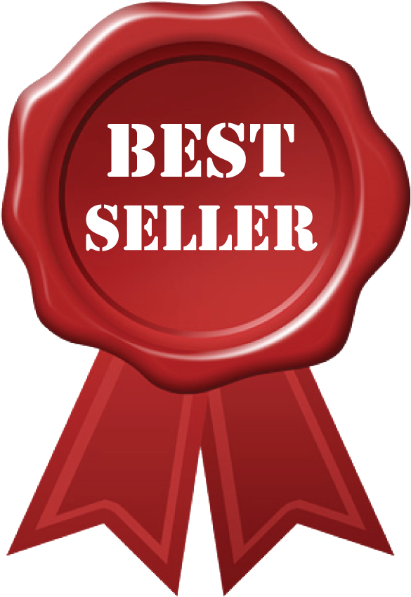 Best Seller Seal Red Ribbon PNG image