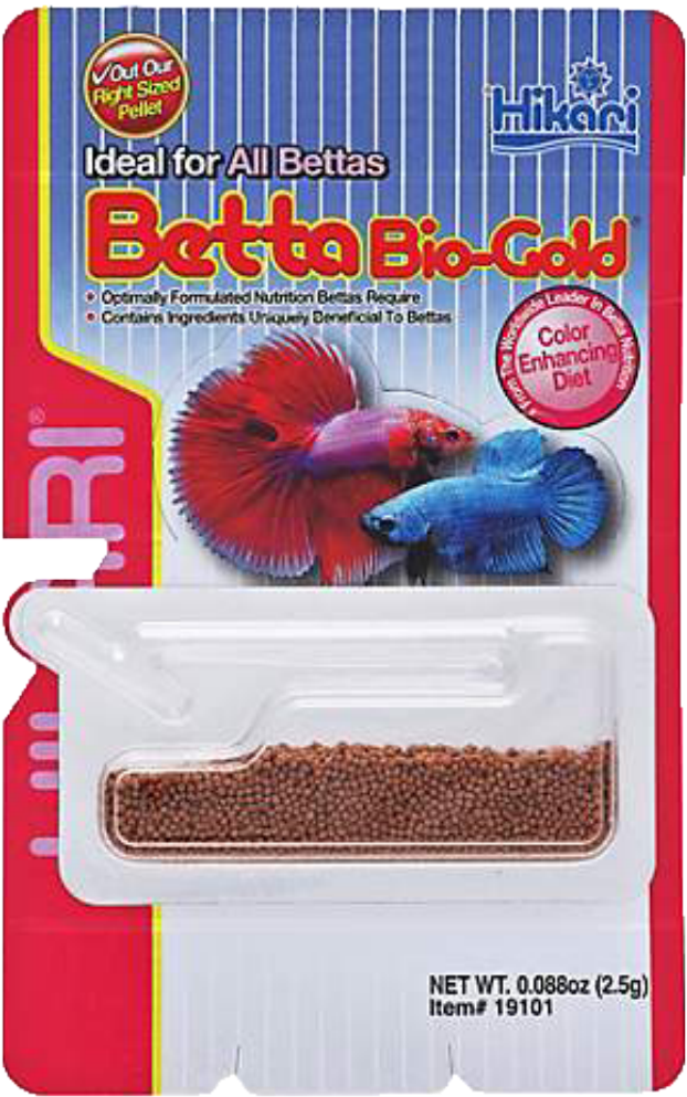 Betta Bio Gold Fish Food Package PNG image