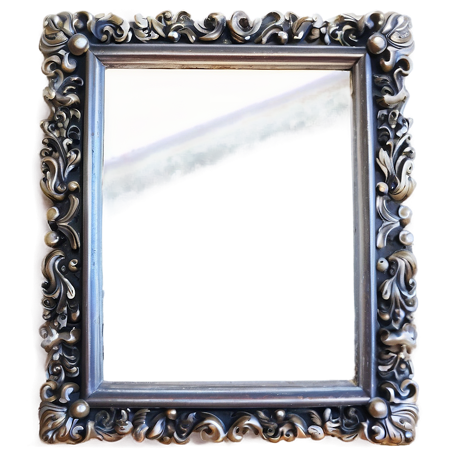 Beveled Mirror Frame Png 06212024 PNG image