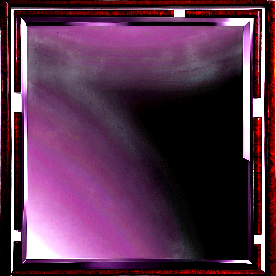 Beveled Mirror Frame Png 06212024 PNG image