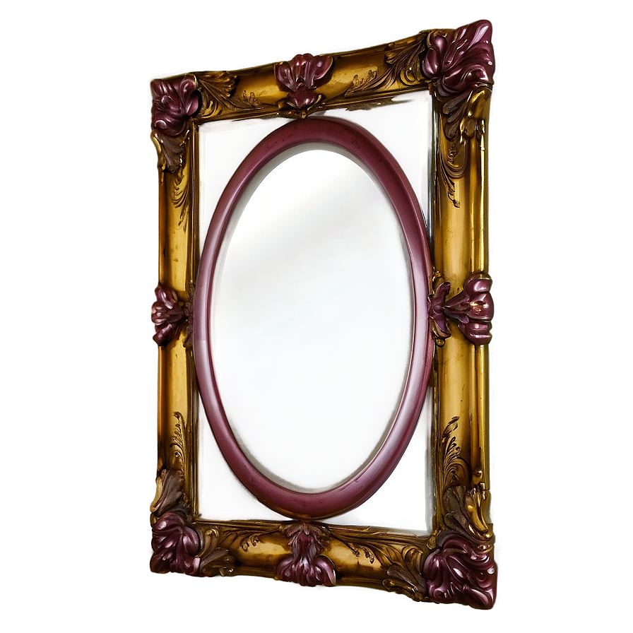 Beveled Mirror Frame Png 17 PNG image