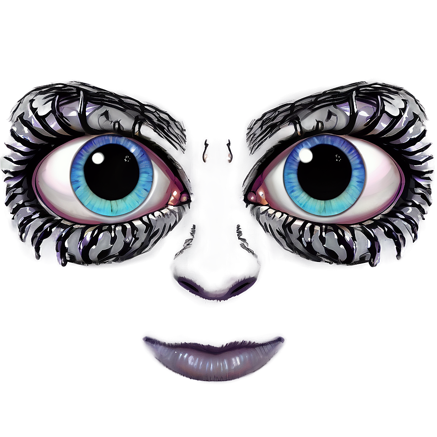 Bewitched Creepy Eyes Png 05252024 PNG image