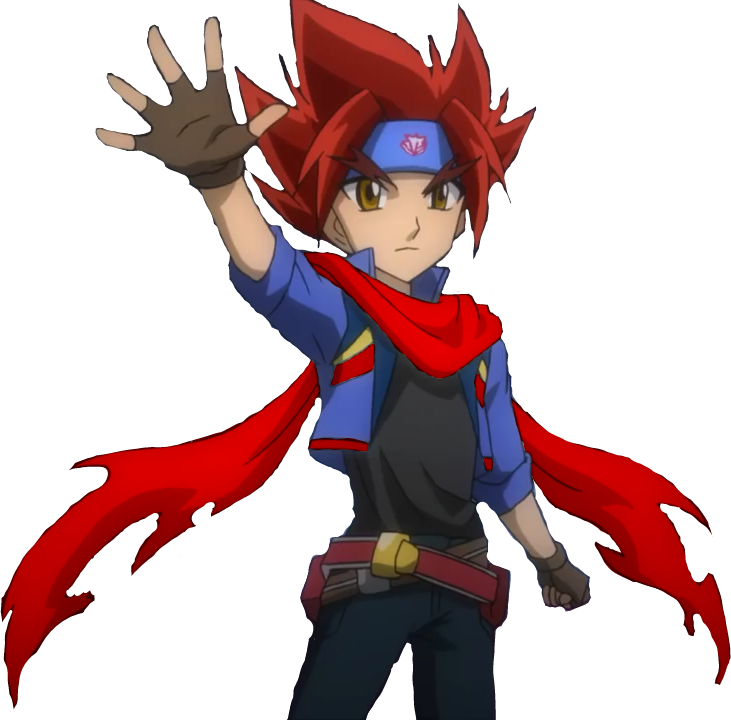 Beyblade Animated Character Action Pose PNG image