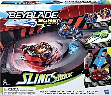 Beyblade Burst Turbo Slingshock Set PNG image