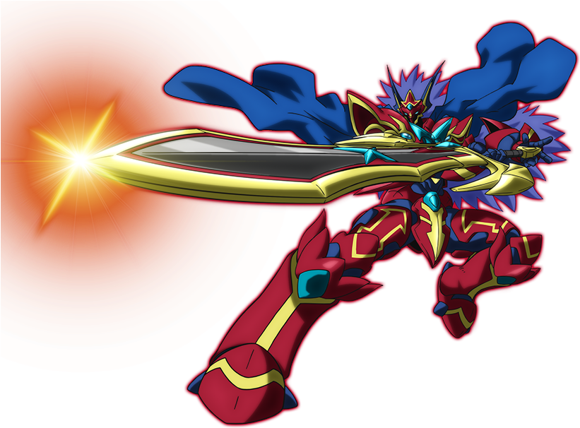 Beyblade Character With Sword PNG image