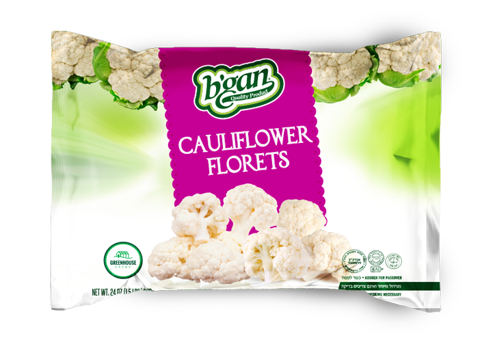 Bgan Cauliflower Florets Packaging PNG image