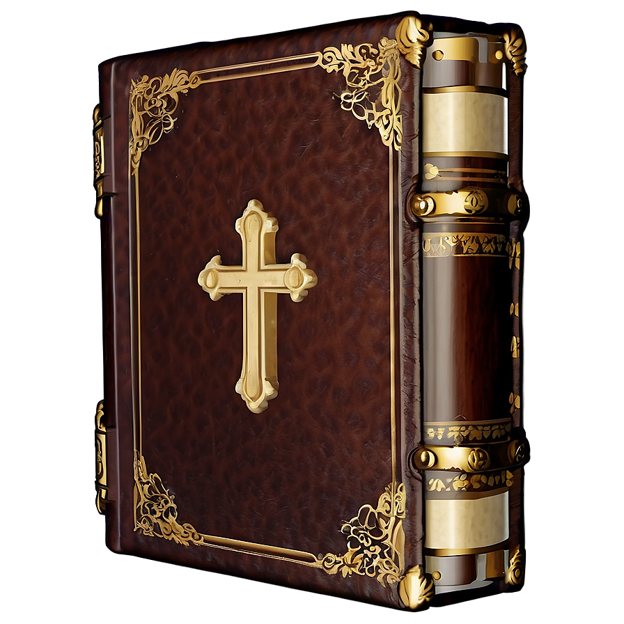 Bible In Vintage Case Png Udf PNG image