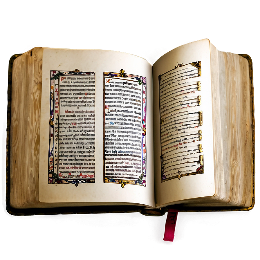 Bible With Bookmark Png 05032024 PNG image