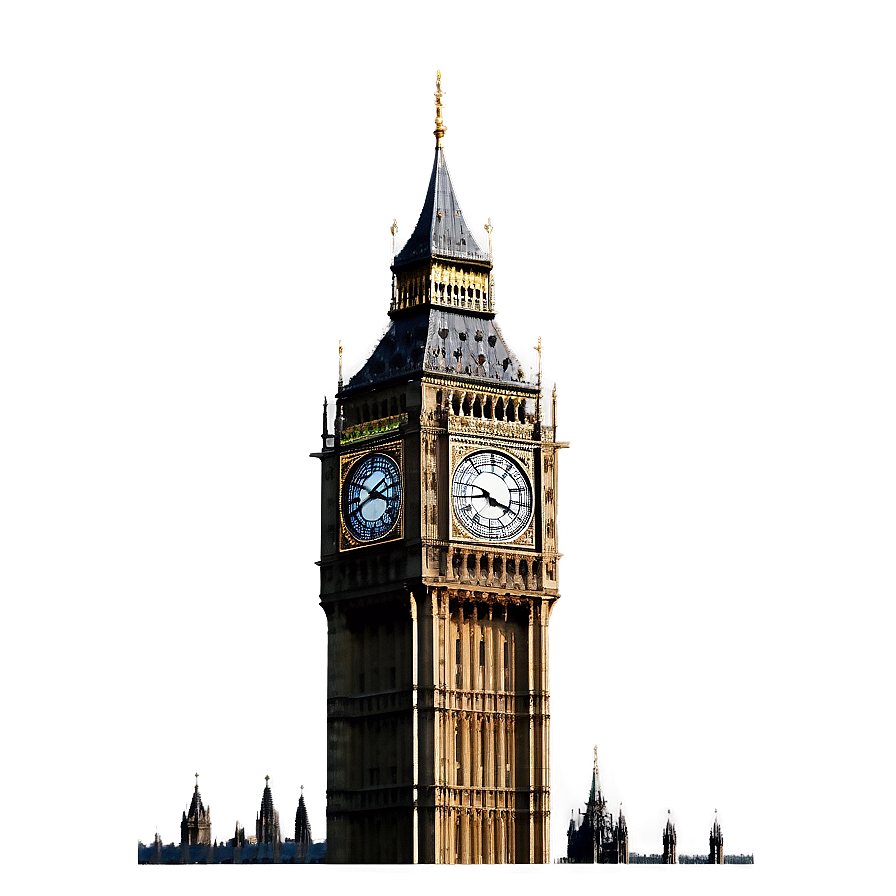 Big Ben Evening Skyline Png 90 PNG image