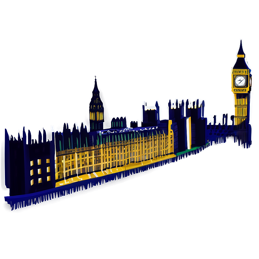 Big Ben Evening Skyline Png Oac89 PNG image