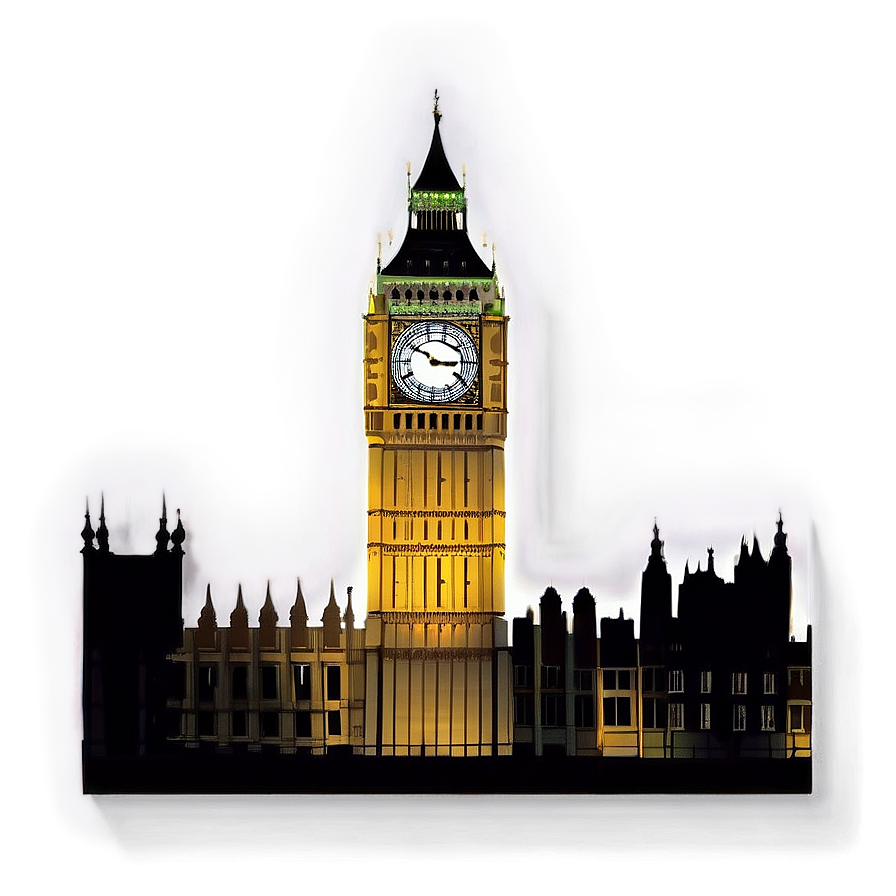 Big Ben In Fog Png 22 PNG image