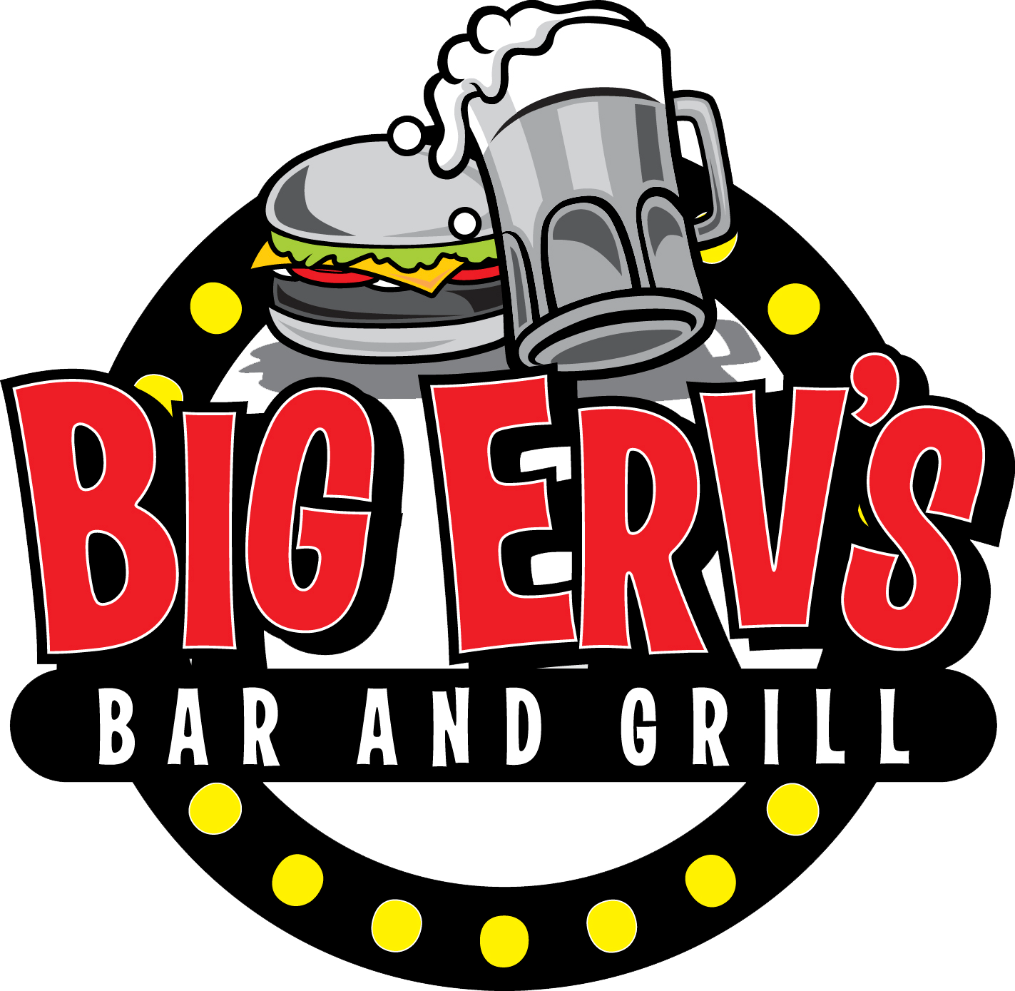 Big Ervs Bar Grill Logo PNG image