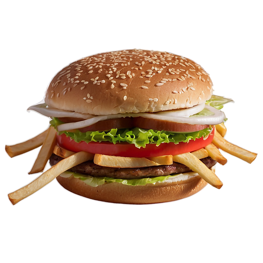 Big Mac And Fries Png 05252024 PNG image