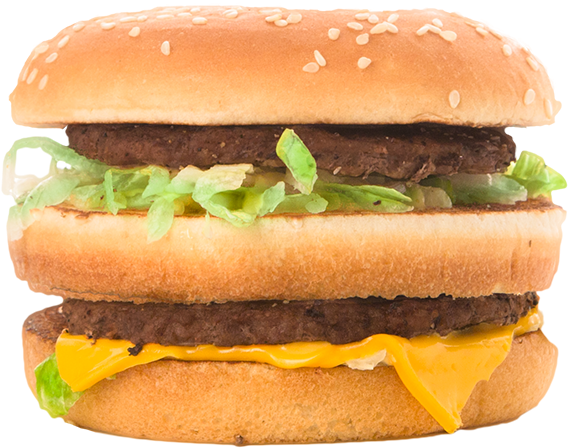 Big Mac Burger Classic PNG image