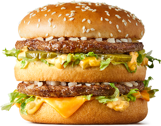 Big Mac Close Up PNG image