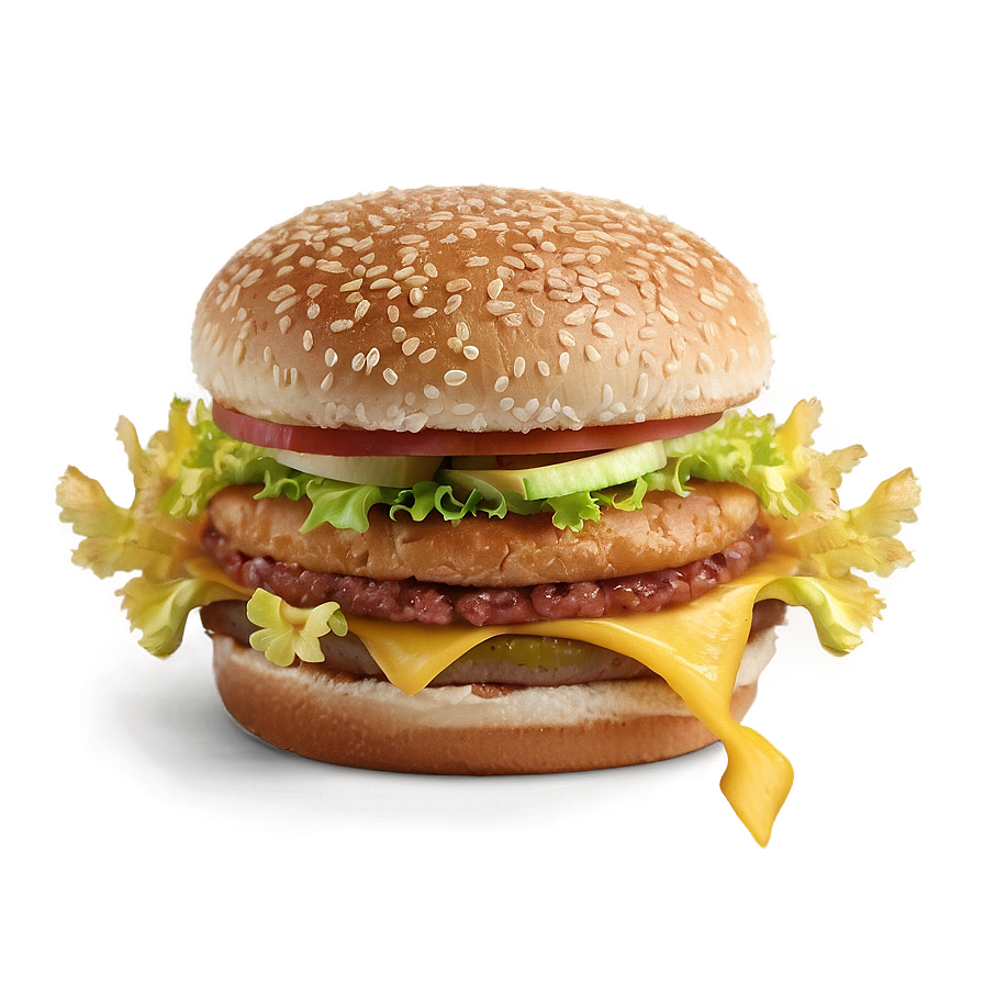 Big Mac Deluxe Png Gyy60 PNG image