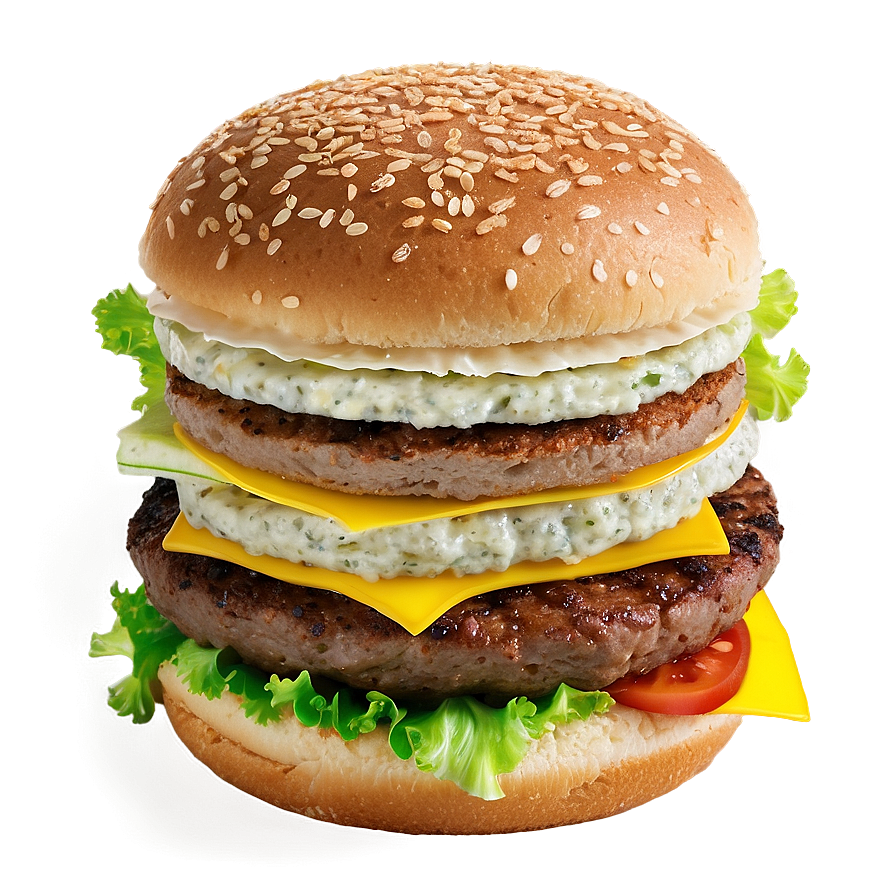 Big Mac Double Patty Png 05252024 PNG image