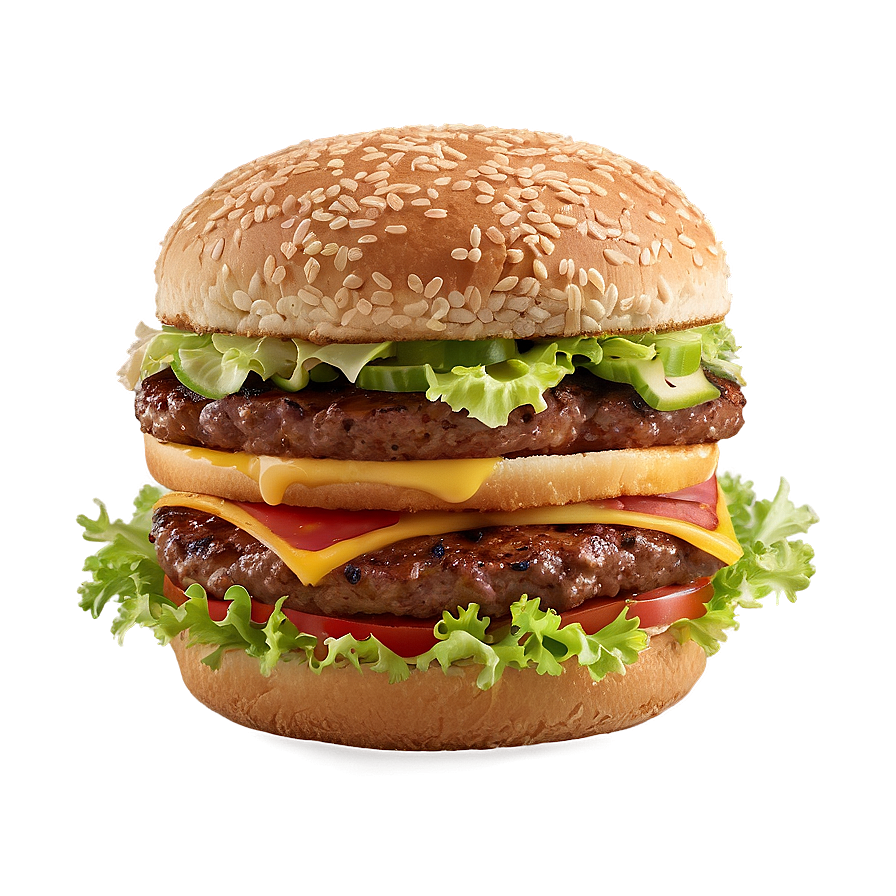 Big Mac Double Patty Png Idt83 PNG image