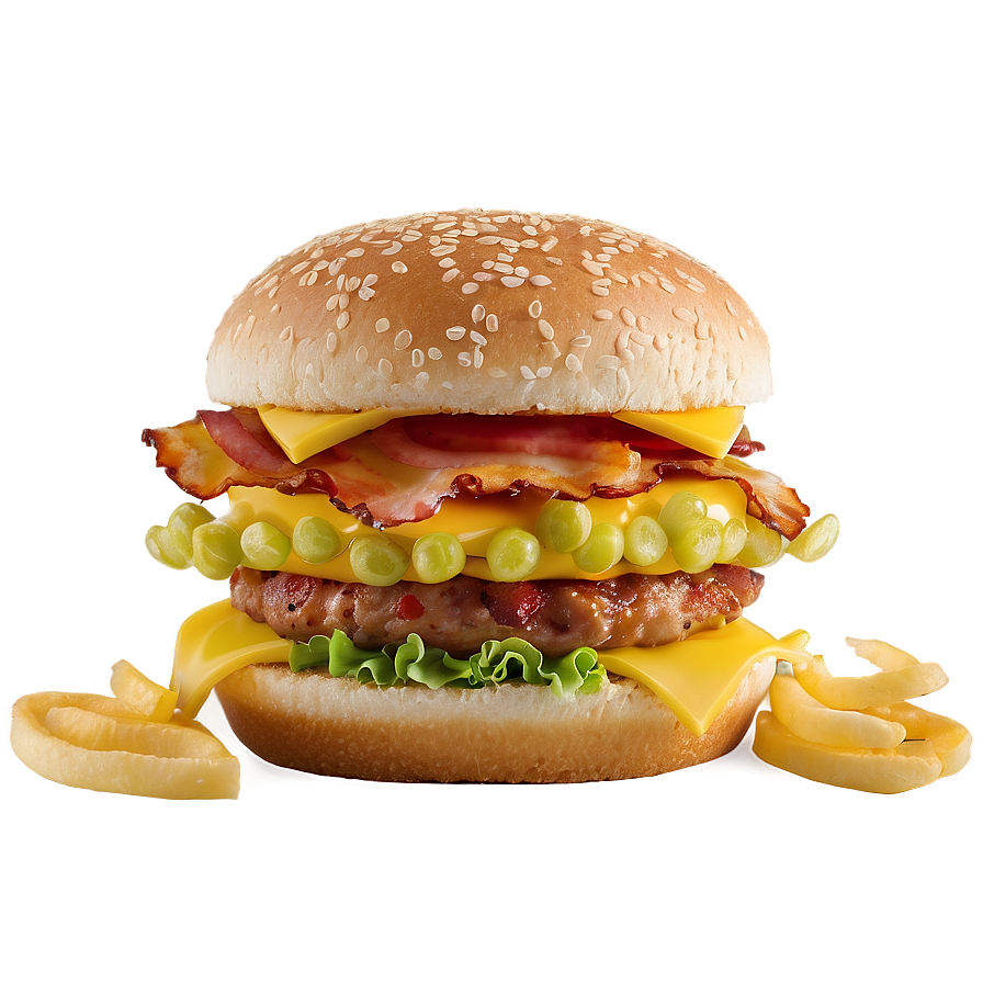 Big Mac With Bacon Png 13 PNG image