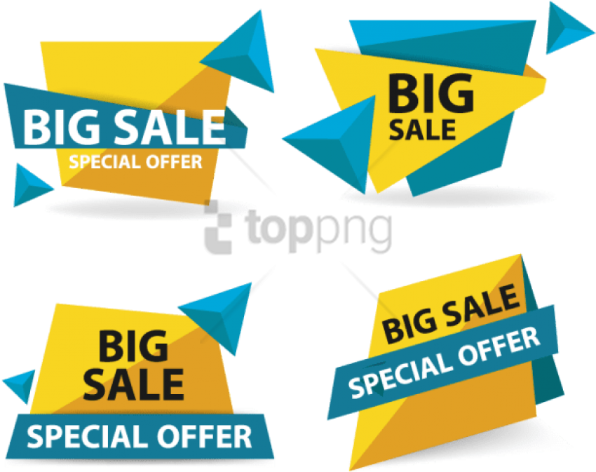 Big Sale Special Offer Banners PNG image