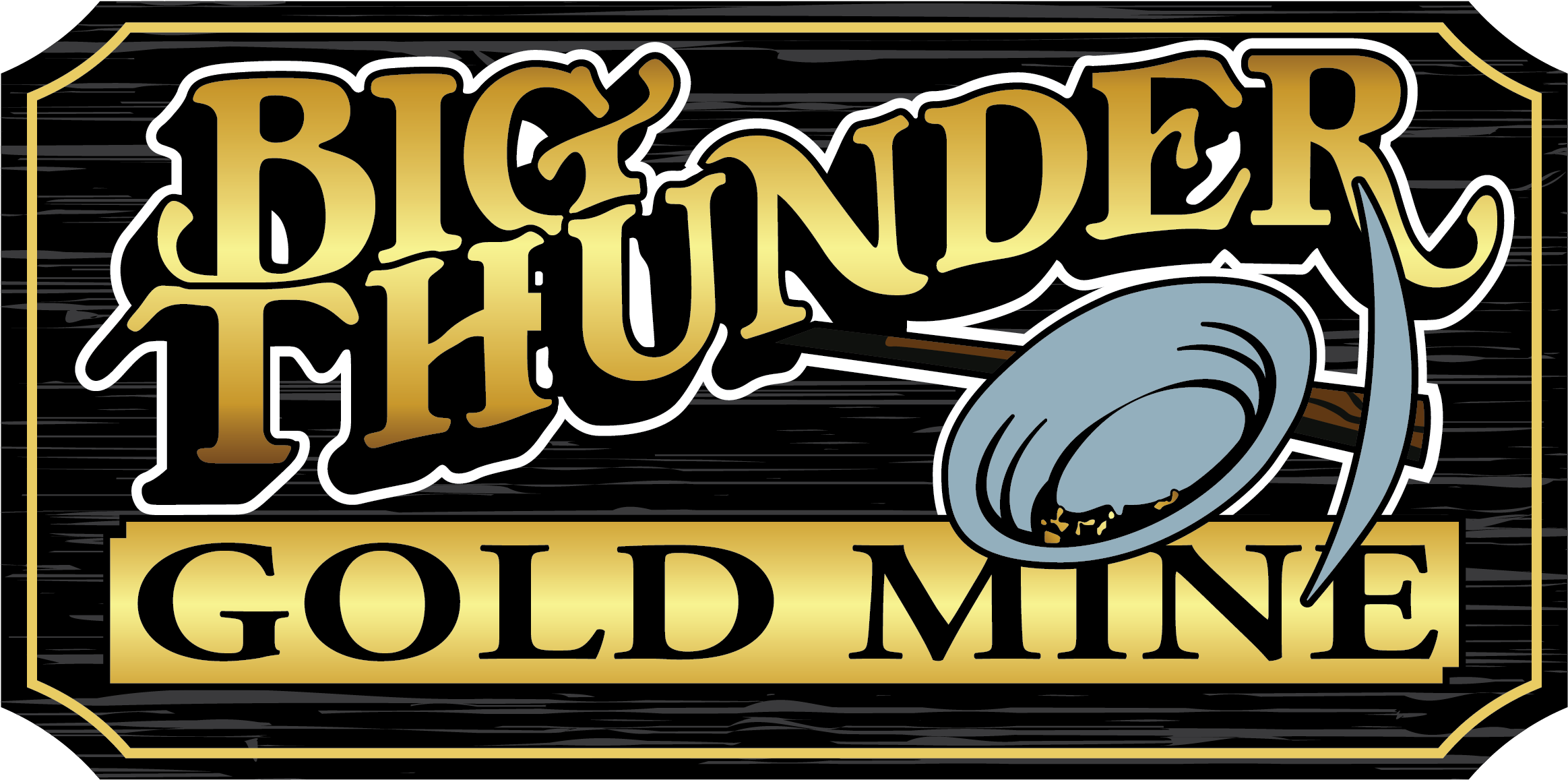 Big Thunder Gold Mine Sign PNG image