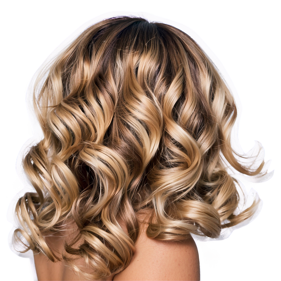 Big Voluminous Hair Waves Png Bqc18 PNG image