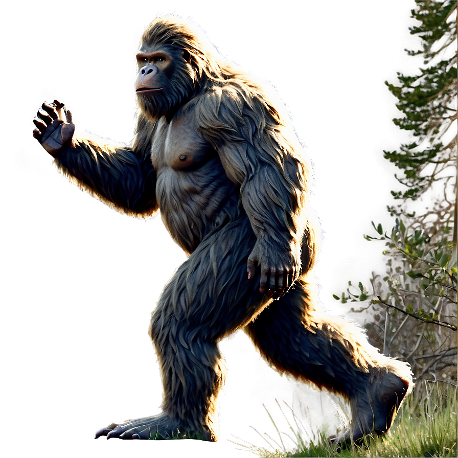 Bigfoot In Wilderness Png 86 PNG image