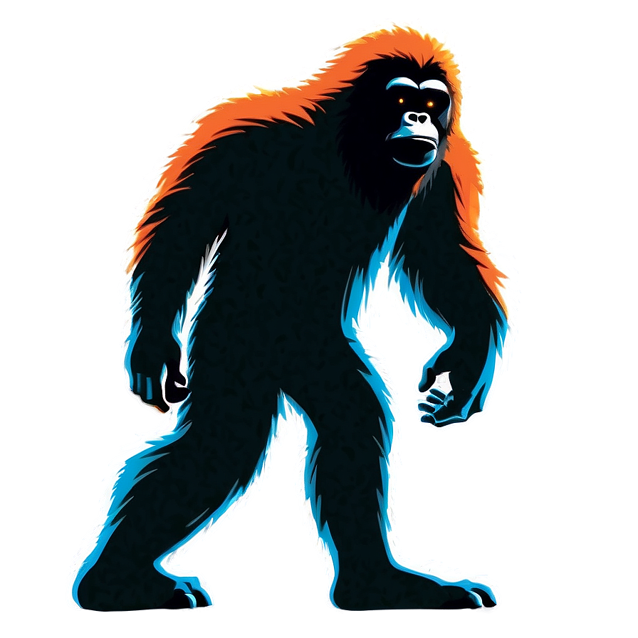 Bigfoot Silhouette Png 90 PNG image