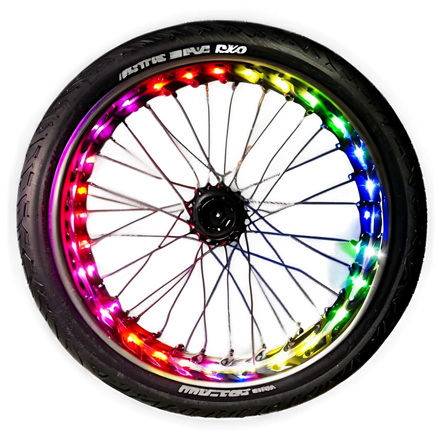 Bike Wheel With Lights Png 43 PNG image