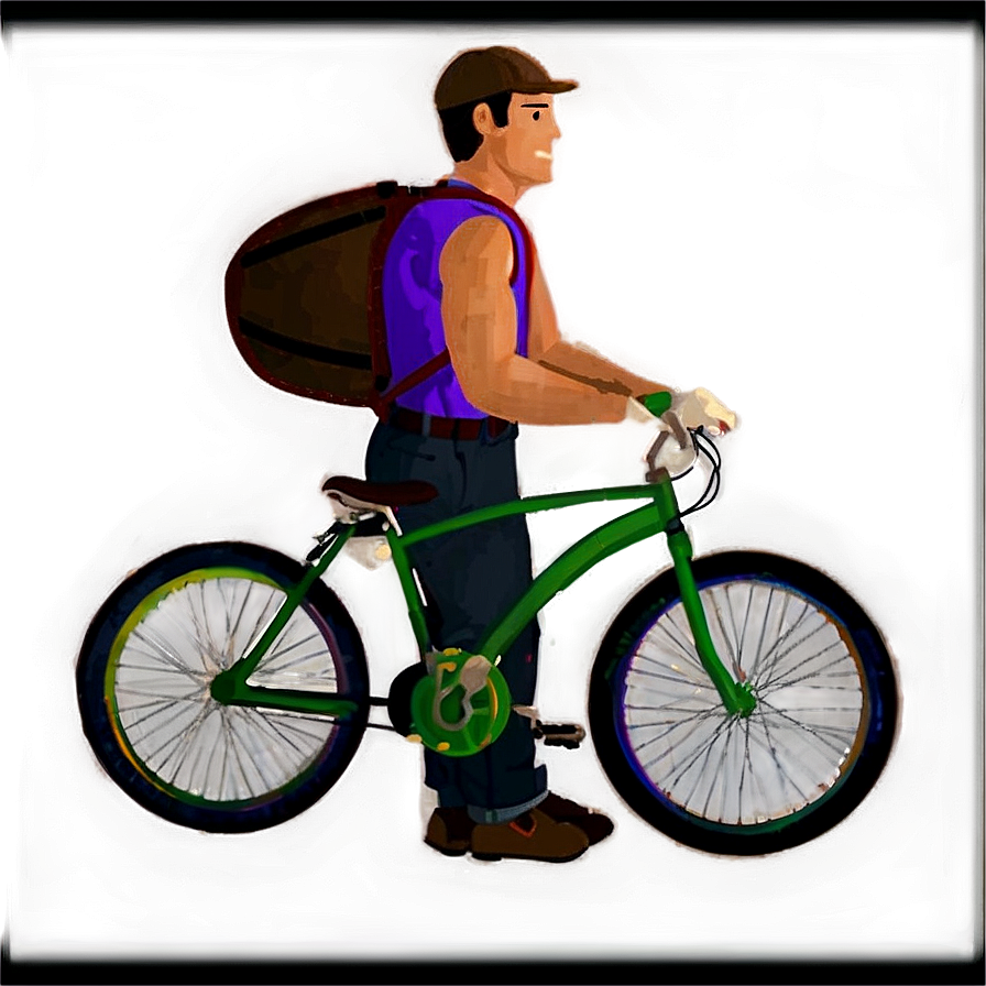 Biking D PNG image