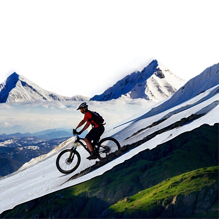 Biking On Mountain Peaks Png Ems65 PNG image