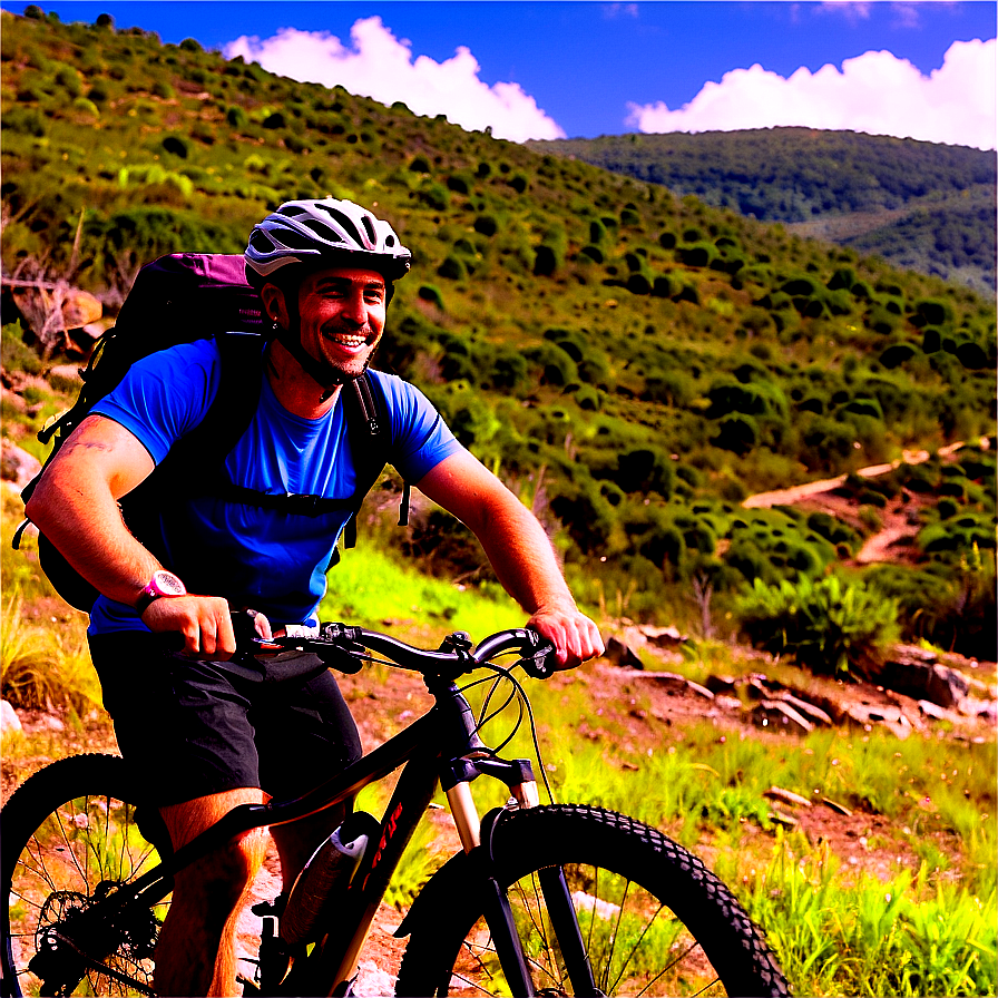 Biking On Rocky Trails Png 55 PNG image