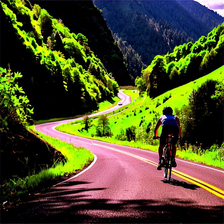 Biking On Scenic Byways Png Ywg74 PNG image