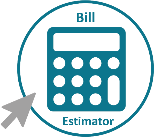 Bill Estimator Calculator Icon PNG image