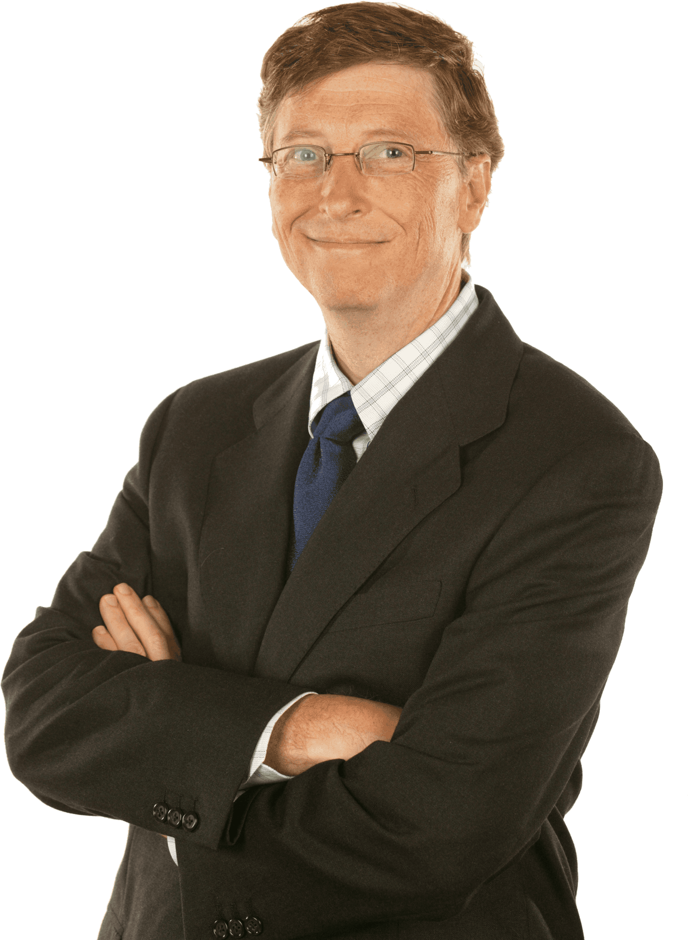 Bill Gates Professional Portrait PNG image