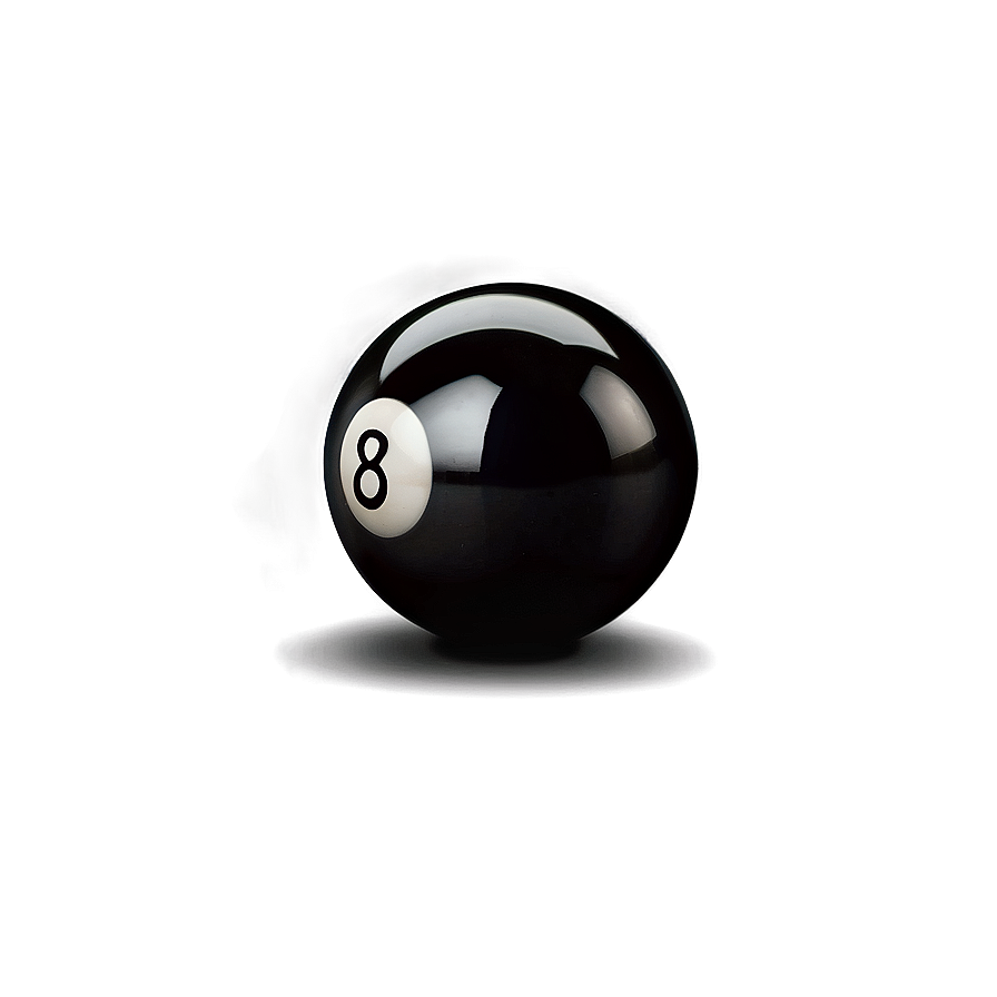 Billiard Eight Ball Art Png Psq PNG image