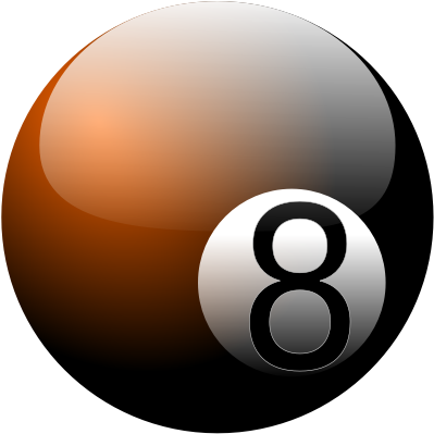 Billiard8 Ball Graphic PNG image