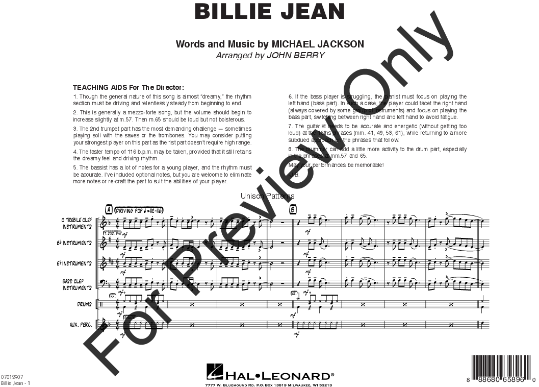 Billie Jean Sheet Music Michael Jackson PNG image