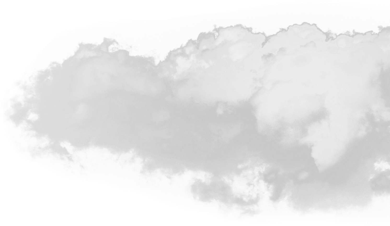 Billowing Smoke Cloud PNG image