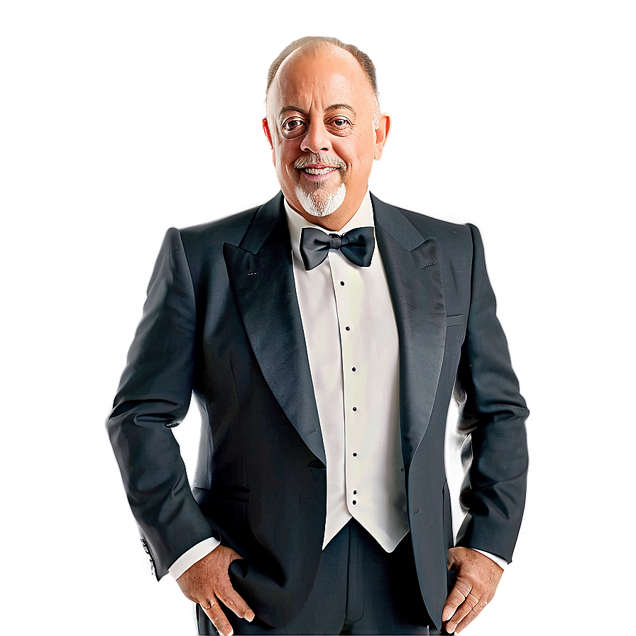 Billy Joel In Formal Outfit Png 06252024 PNG image