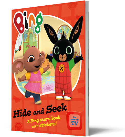 Bing Hideand Seek Story Book PNG image