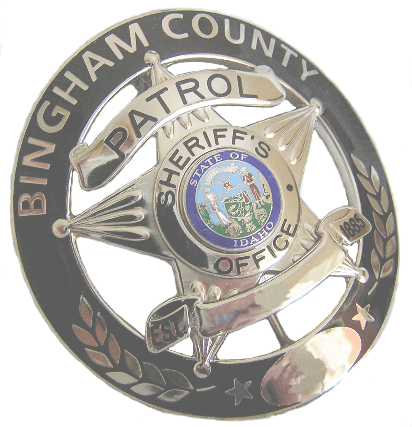 Bingham County Sheriff Badge Idaho PNG image