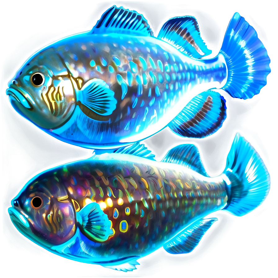 Bioluminescent Fish Glow Png 06132024 PNG image