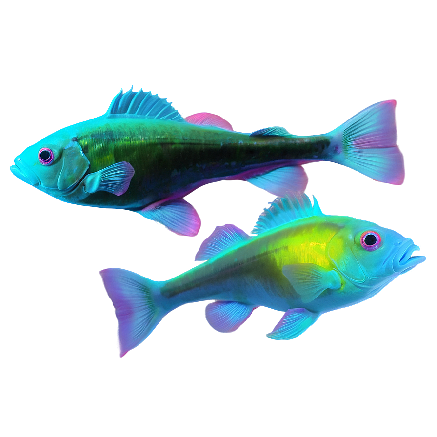 Bioluminescent Fish Glow Png 77 PNG image