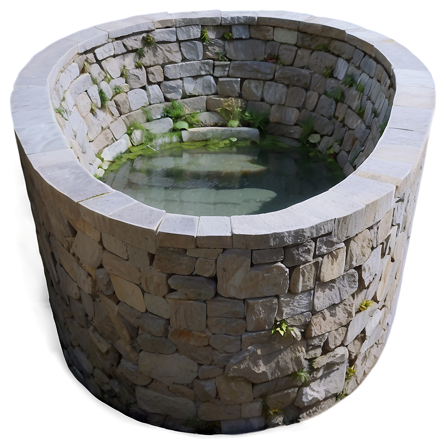 Biophilic Design Natural Stone Tub Png Tdb PNG image