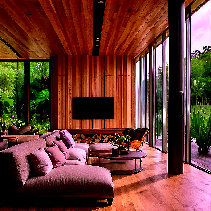 Biophilic Living Room Design Png 05242024 PNG image