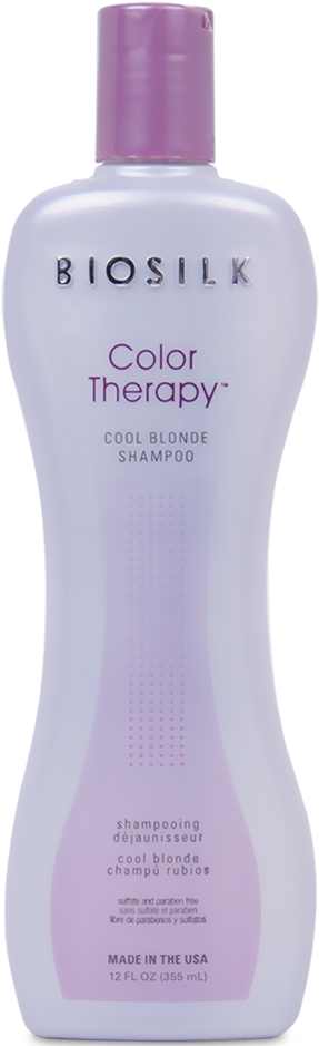 Biosilk Cool Blonde Color Therapy Shampoo PNG image