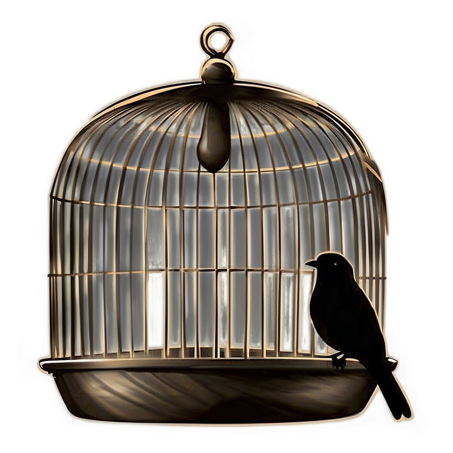 Bird Cage Silhouette Png 84 PNG image