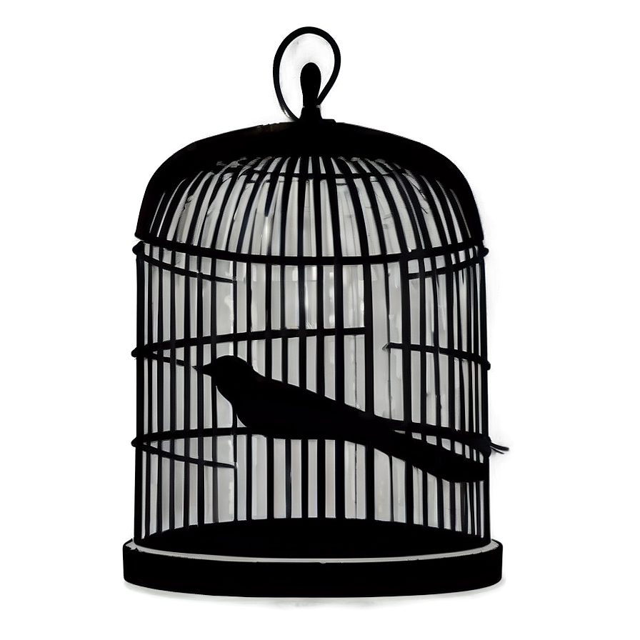 Bird Cage Silhouette Png Elf PNG image